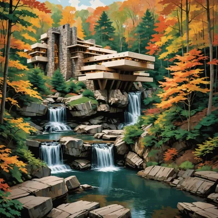 Fallingwater: Символ модернизма и архитектурный шедевр Фрэнка Ллойда Райта